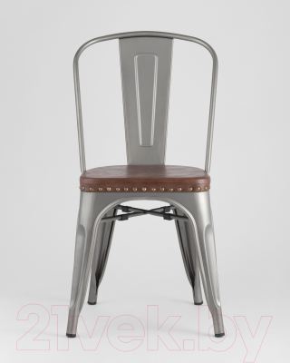 Стул Stool Group Tolix Soft / LF818C Grey 7083/PU7002