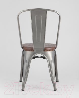 Стул Stool Group Tolix Soft / LF818C Grey 7083/PU7002