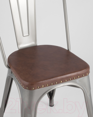 Стул Stool Group Tolix Soft / LF818C Grey 7083/PU7002