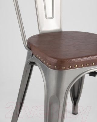 Стул Stool Group Tolix Soft / LF818C Grey 7083/PU7002