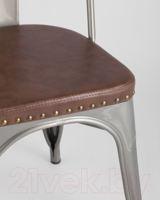 Стул Stool Group Tolix Soft / LF818C Grey 7083/PU7002