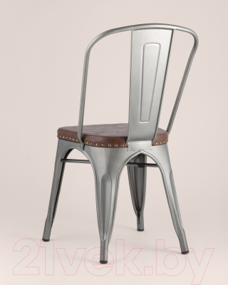 Стул Stool Group Tolix Soft / LF818C Grey 7083/PU7002