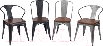 Стул Stool Group Tolix Soft / LF818C Grey 7083/PU7002