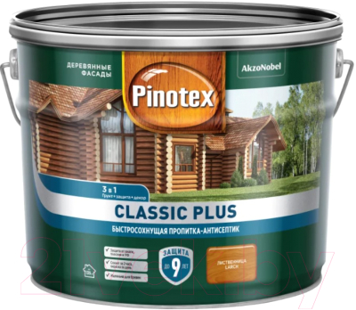 Антисептик для древесины Pinotex Classic Plus 3в1 - фото