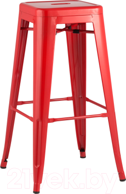 Табурет барный Stool Group Tolix / YD-H765 LG-03 (красный глянцевый) - фото
