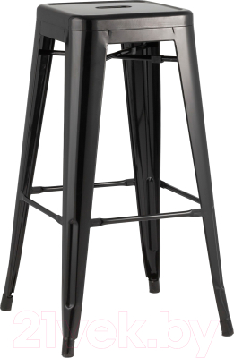 Табурет барный Stool Group Tolix / YD-H765 LG-01 (черный глянцевый) - фото