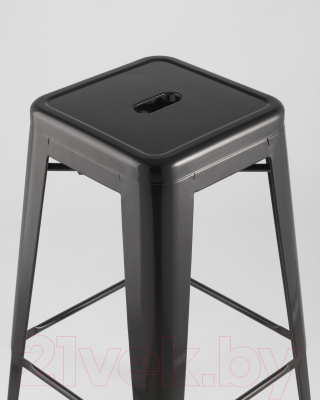 Табурет барный Stool Group Tolix / YD-H765 LG-01 (черный глянцевый)