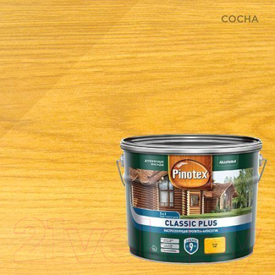 Антисептик для древесины Pinotex Classic Plus 3в1