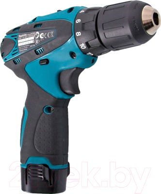 Профессиональная дрель-шуруповерт Makita DF330DWE