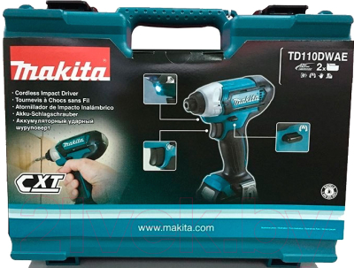 Профессиональный шуруповерт Makita TD110DWAE
