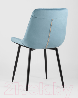 Стул Stool Group Флекс / AV 405-N22-08 (велюр пыльно-голубой)