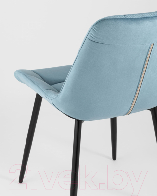 Стул Stool Group Флекс / AV 405-N22-08 (велюр пыльно-голубой)