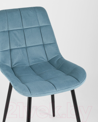 Стул Stool Group Флекс / AV 405-N22-08 (велюр пыльно-голубой)