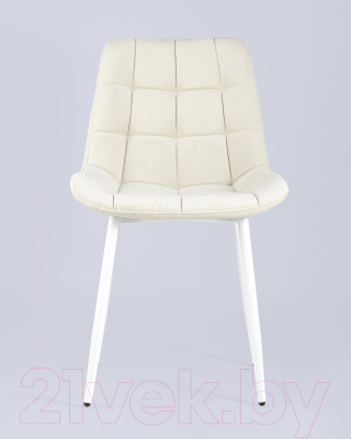 Стул Stool Group Флекс / AV 405-N01-02 (светло-бежевый/белые ножки)