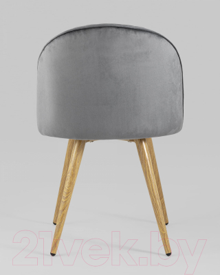 Стул Stool Group Лион Страйпс / DC-69030G HLR-21 (велюр серый)