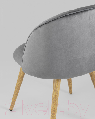 Стул Stool Group Лион Страйпс / DC-69030G HLR-21 (велюр серый)