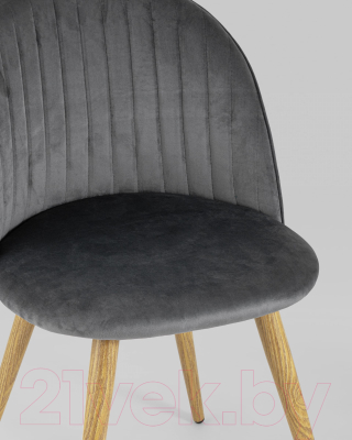 Стул Stool Group Лион Страйпс / DC-69030G HLR-21 (велюр серый)