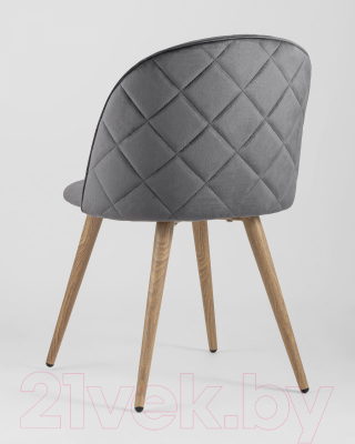 Стул Stool Group Лион New / DC-69030A HLR-21 (велюр с ромбами/серый)