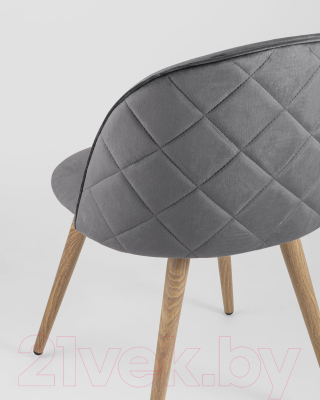 Стул Stool Group Лион New / DC-69030A HLR-21 (велюр с ромбами/серый)