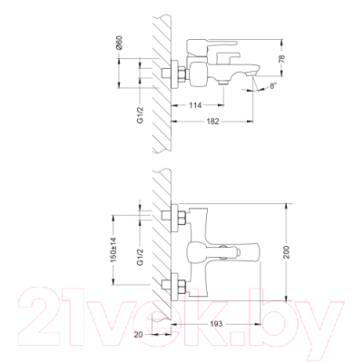 Смеситель LEMARK Evitta LM0514C