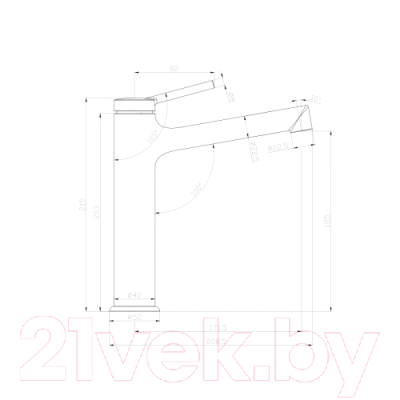 Смеситель LEMARK Minima LM3837C