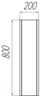 Модуль косметический для ванной Акватон Брук