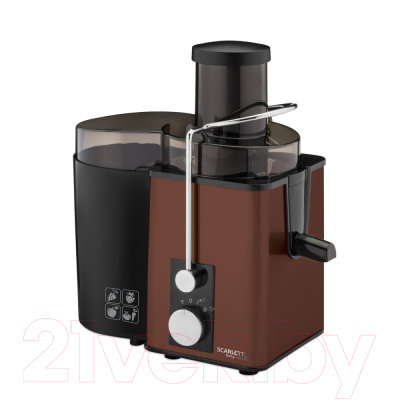 Соковыжималка электрическая Scarlett SC-JE50S57 (коричневый) - фото