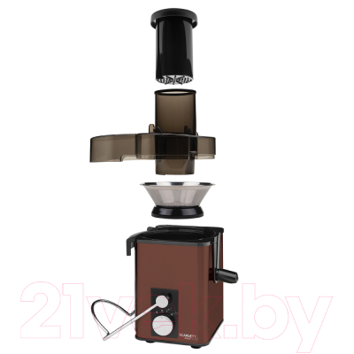 Соковыжималка электрическая Scarlett SC-JE50S57 (коричневый)