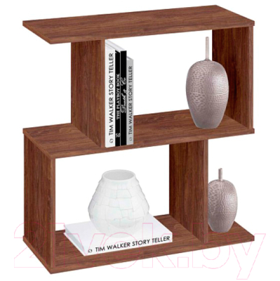 Стеллаж Polini Kids Home Smart Фигурный 2 секции / 0002270.76 (винтаж)