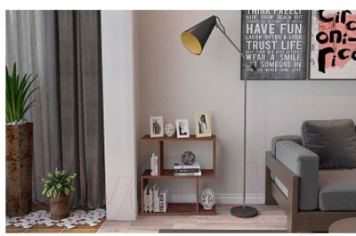 Стеллаж Polini Kids Home Smart Фигурный 2 секции / 0002270.76 (винтаж)