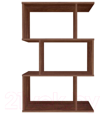 Стеллаж Polini Kids Home Smart Фигурный 3 секции / 0002271.76 (винтаж)