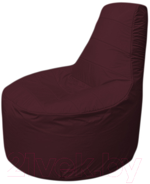 Бескаркасное кресло Flagman Трон Т1.1-01 (бордовый) - фото