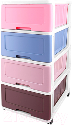 Комод пластиковый Dunya Радуга / 040241 - фото