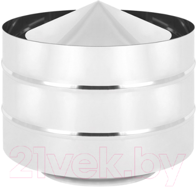 Дефлектор для дымохода Везувий 0.5мм д.115х180 - фото