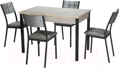 Обеденная группа Древпром Денвер со стульями Дункан - фото