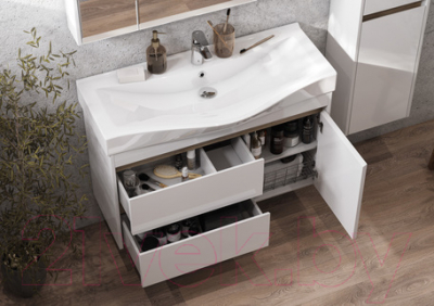 Тумба с умывальником Акватон Нортон 100 (1A2490K0NT010)