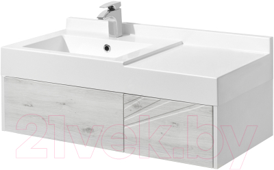 Тумба с умывальником Акватон Сакура 100 (1A2349K1SKW80) - фото
