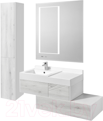 Тумба с умывальником Акватон Сакура 100 (1A2349K1SKW80)