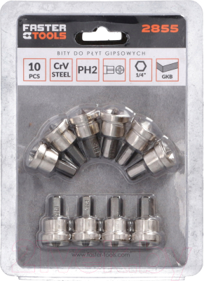 Набор бит Faster Tools 2855