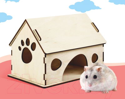 Домик для клетки Woody Тип 1 / 06060