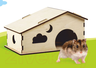 Домик для клетки Woody Тип 2 / 06077