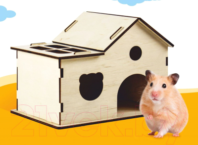 Домик для клетки Woody Тип 3 / 06084