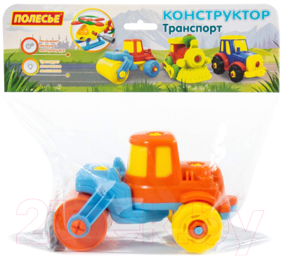 Конструктор Полесье Дорожный каток / 77776 - фото