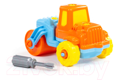 Конструктор Полесье Дорожный каток / 77776