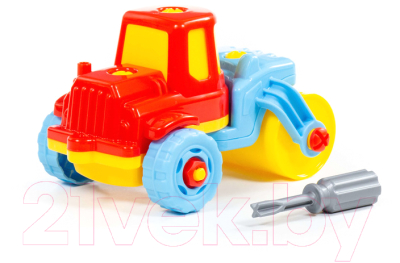 Конструктор Полесье Дорожный каток / 77776