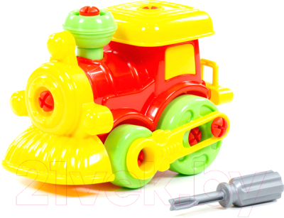 Конструктор Полесье Паровозик / 77134