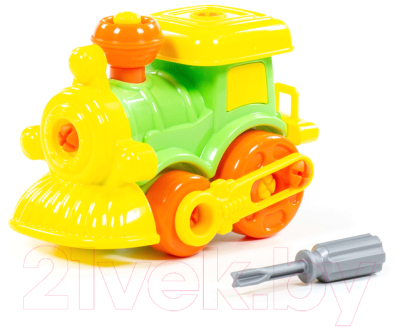 Конструктор Полесье Паровозик / 77134