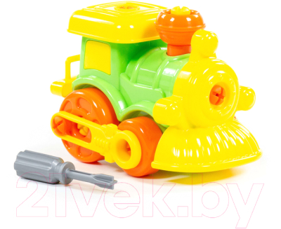 Конструктор Полесье Паровозик / 77134