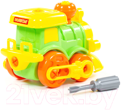 Конструктор Полесье Паровозик / 77134