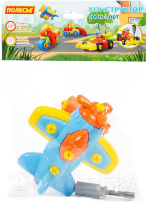 Конструктор Полесье Самолет / 77110 - фото